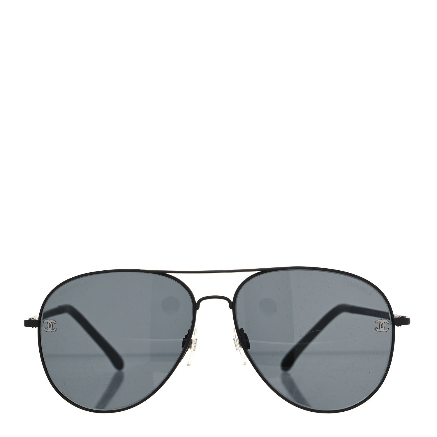 Chanel Aviator CC Sunglasses 4189-T-Q Matte Brown Dark Grey 2 of 8