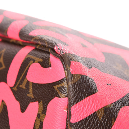 Louis Vuitton Monogram Graffiti Neverfull GM Fuchsia 16 of 17