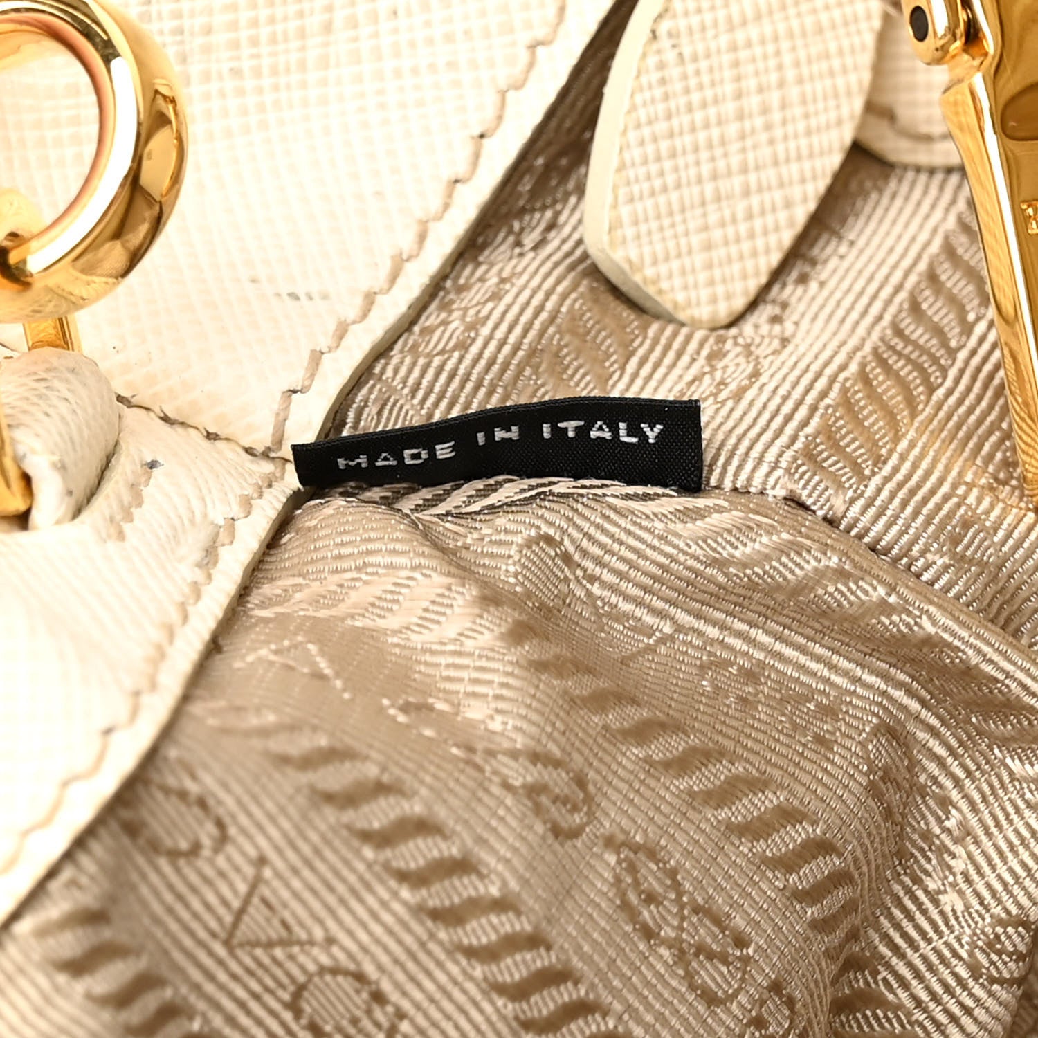 Prada Saffiano Medium Galleria Double Zip Tote Talco 9 of 24