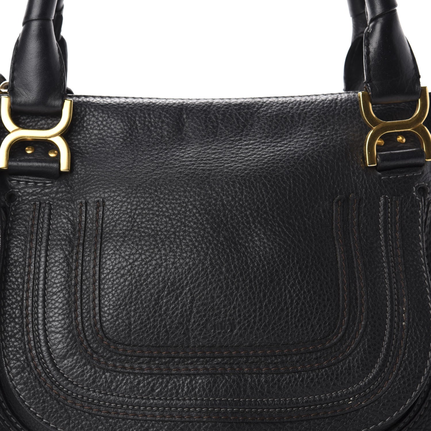 Chloe Calfskin Medium Marcie Satchel Black 19 of 19