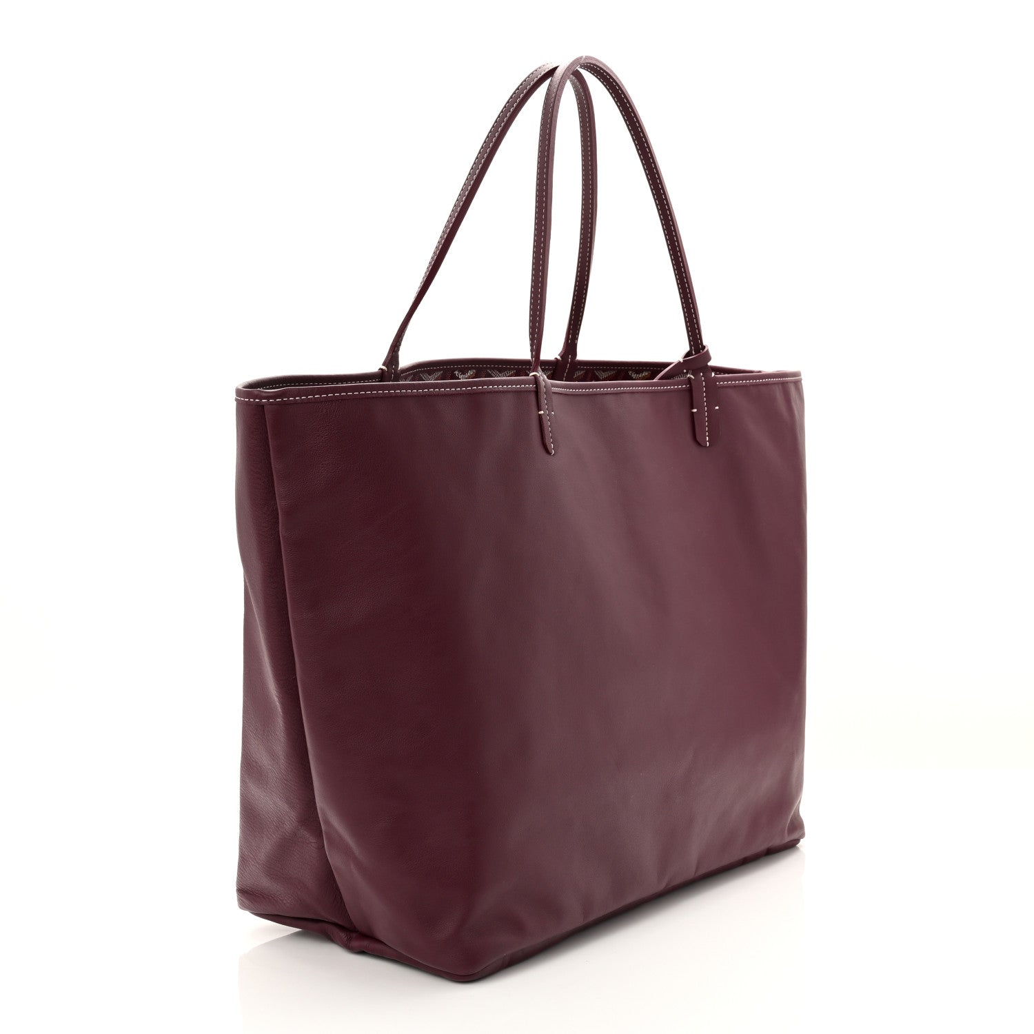 Goyard Goyardine Reversible Anjou GM Burgundy 4 of 17