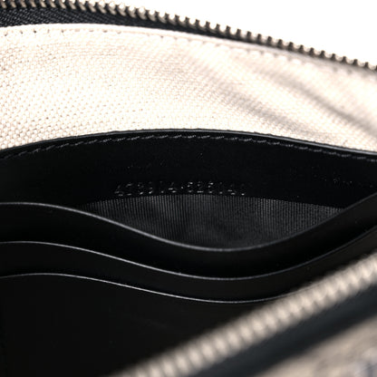 Gucci GG Supreme Monogram Tiger Zip Wristlet Pouch Beige 8 of 11
