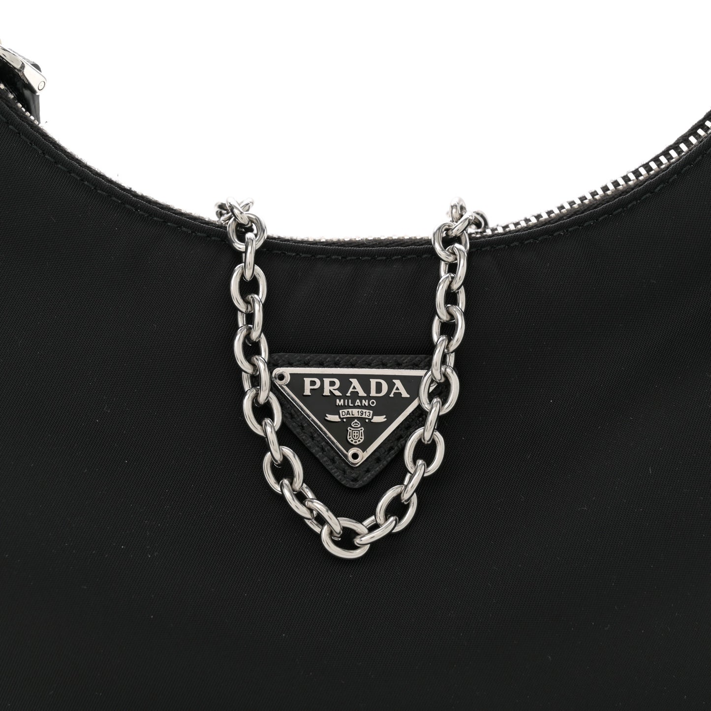 Re-Nylon Saffiano Re-Edition 2005 Shoulder Bag Black