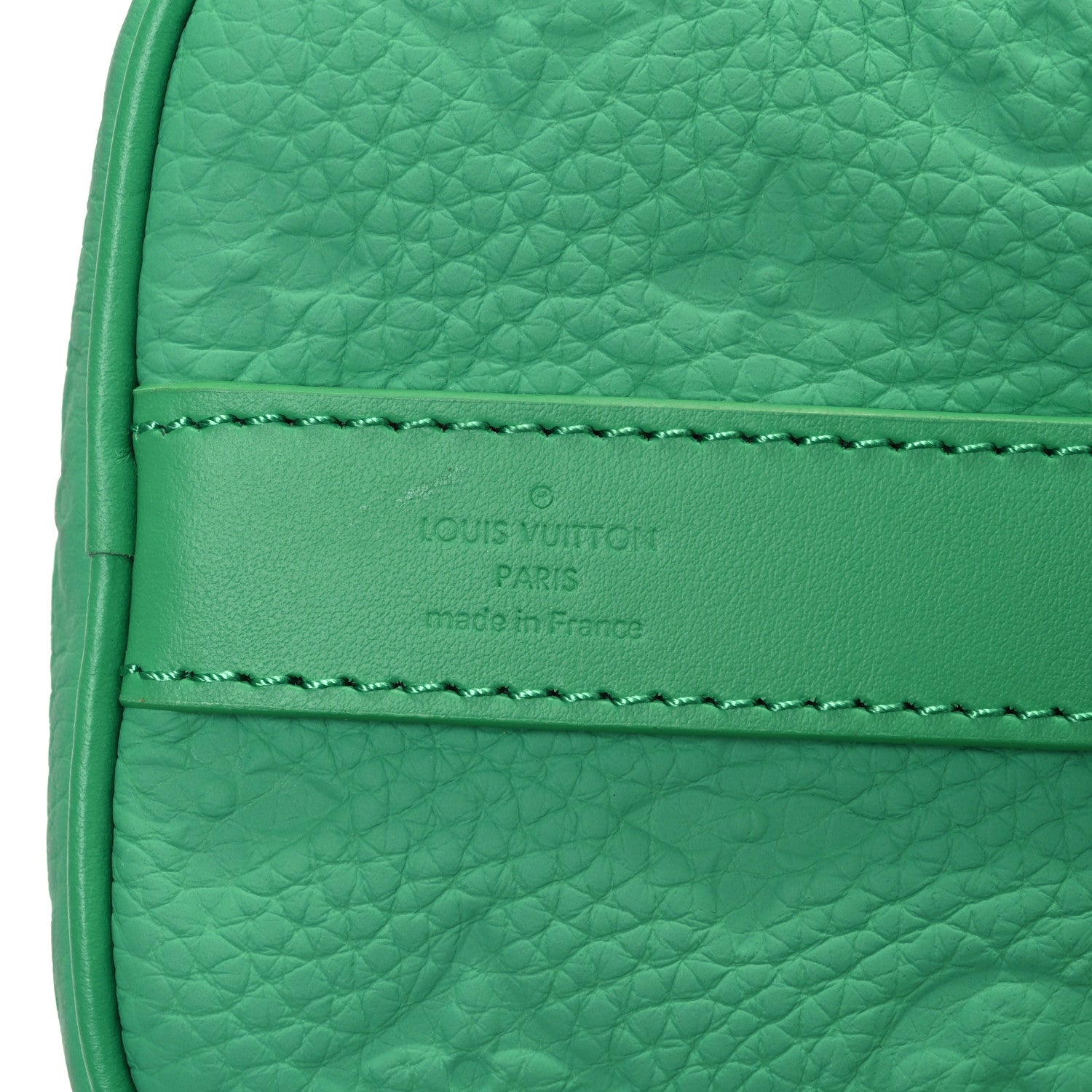 Louis Vuitton Monogram Taurillon Keepall Bandouliere 25 Minty Green 5 of 9