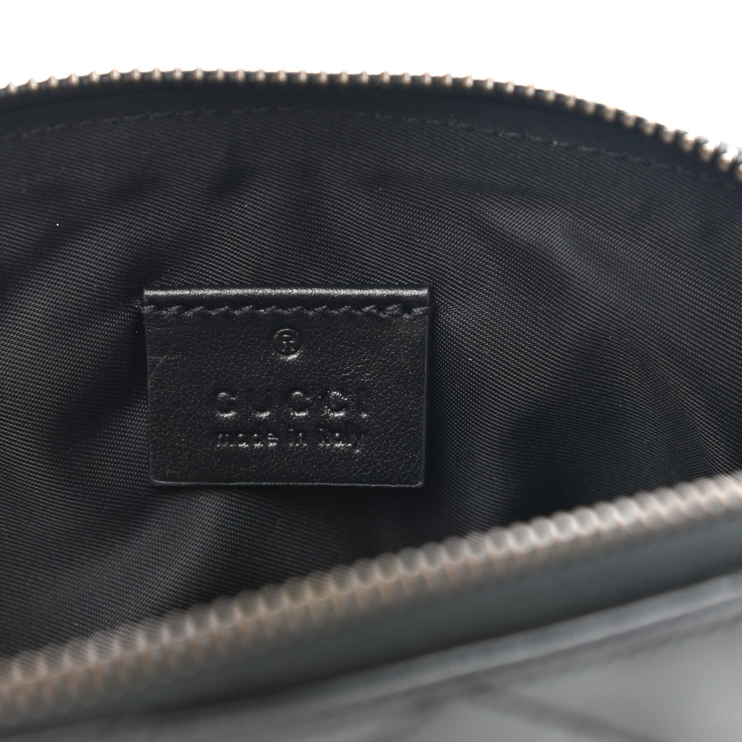 Gucci Calfskin Matelasse GG Marmont Pouch Cosmetic Case Black 6 of 8