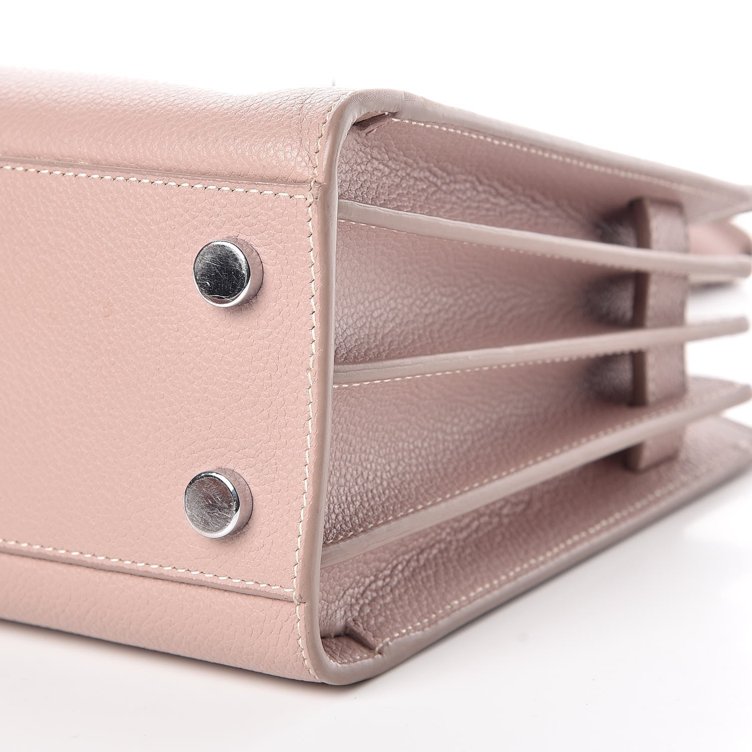 Saint Laurent Grained Calfskin Nano Sac De Jour Antique Rose 7 of 13