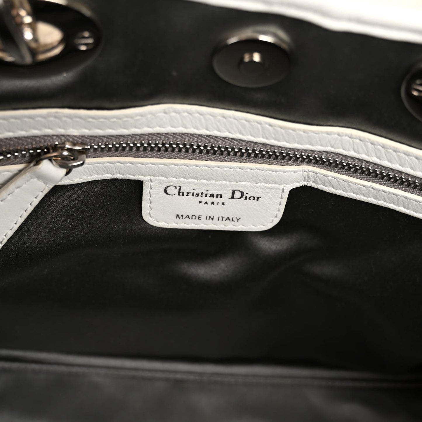 Rabbit Fur Medium Lady Dior Ivory