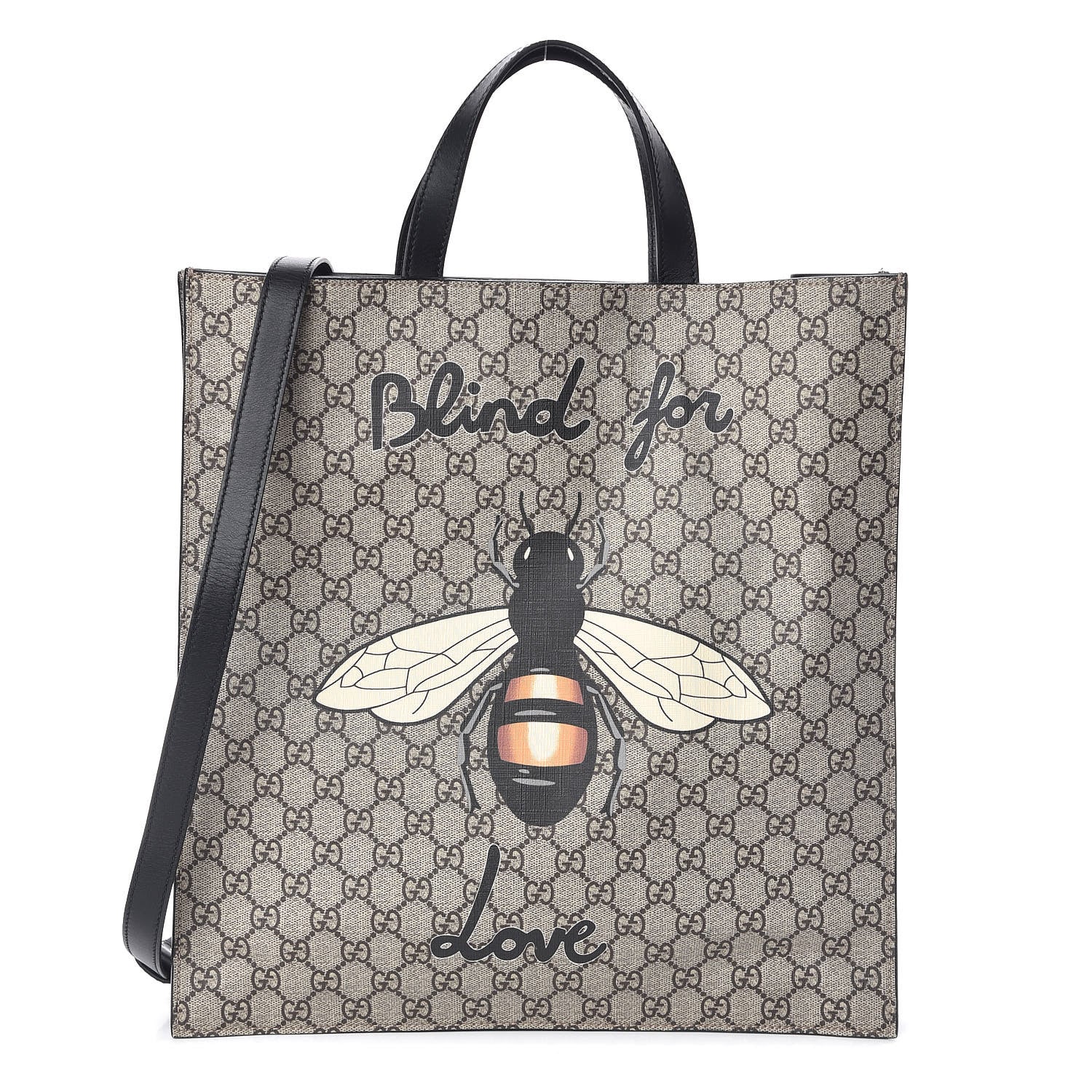 Gucci GG Supreme Monogram Blind for Love Vertical Tote 1 of 9