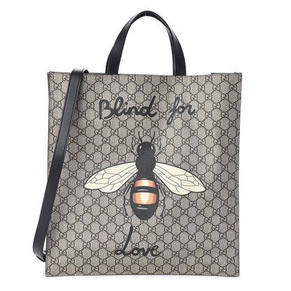 Gucci GG Supreme Monogram Blind for Love Vertical Tote 1 of 9