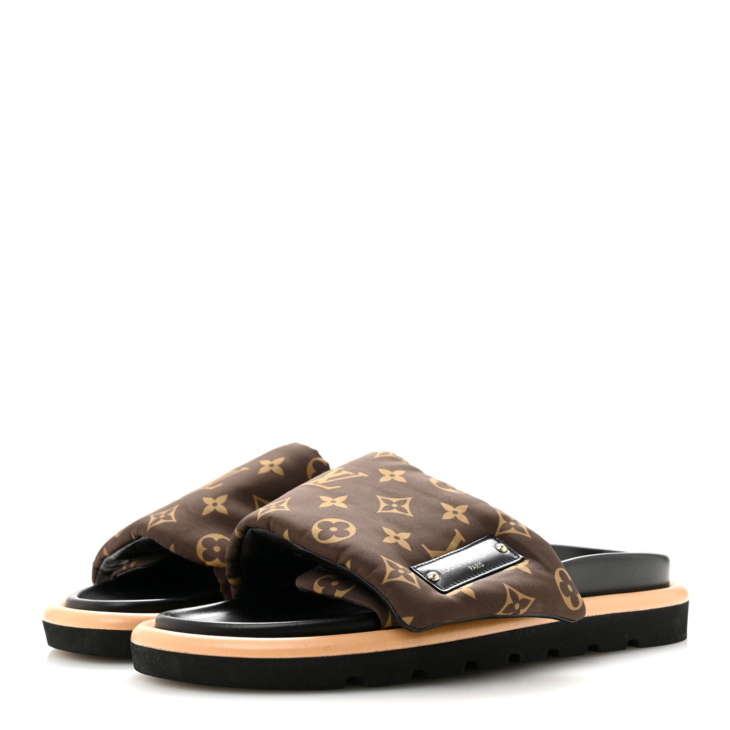 Louis Vuitton Nylon Monogram Pool Pillow Comfort Mule 41 Cacao Brown 4 of 9