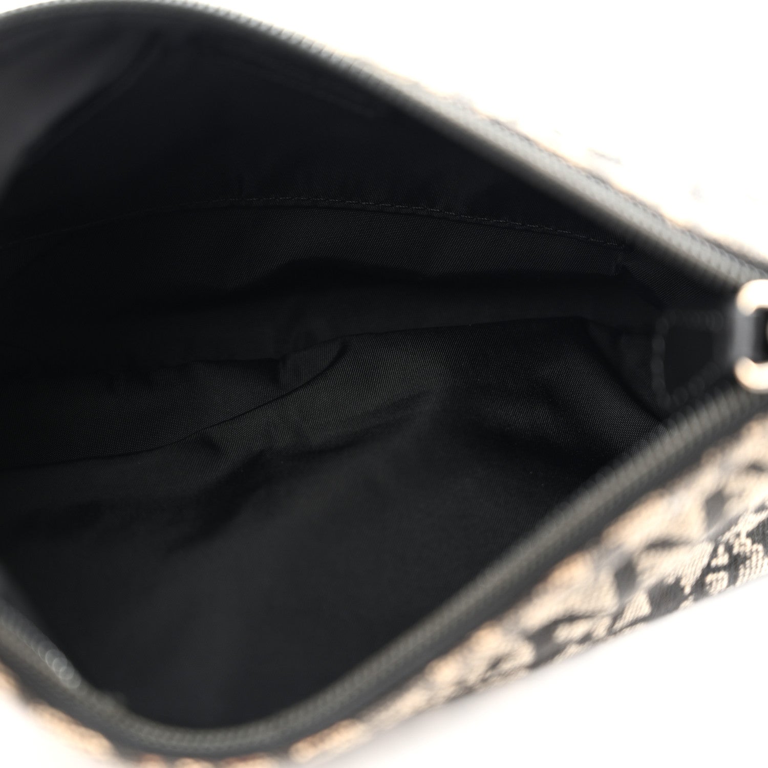 Christian Dior Monogram Shoulder Bag Pochette Black 5 of 13