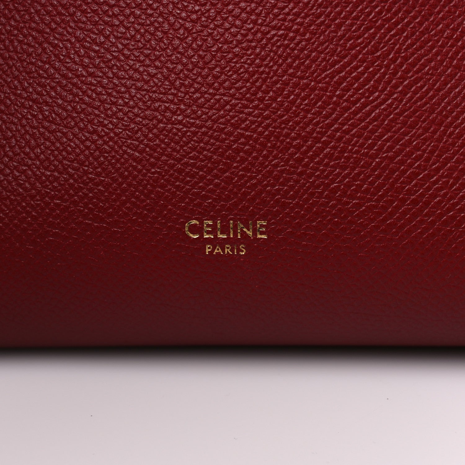 Celine Grained Calfskin Nano Belt Bag Ruby 6 of 11