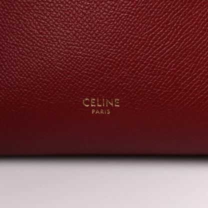 Celine Grained Calfskin Nano Belt Bag Ruby 6 of 11