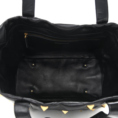 Valentino Garavani Nappa Medium Roman Stud Tote Black 5 of 10