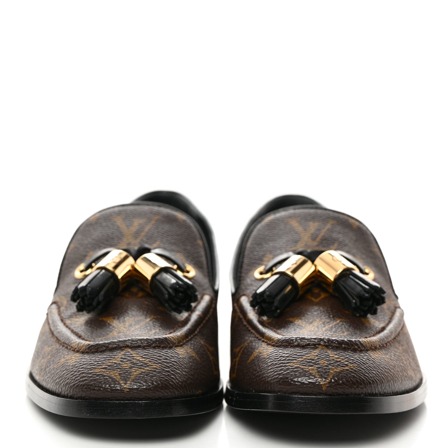 Louis Vuitton Monogram Society Loafers 36 3 of 10