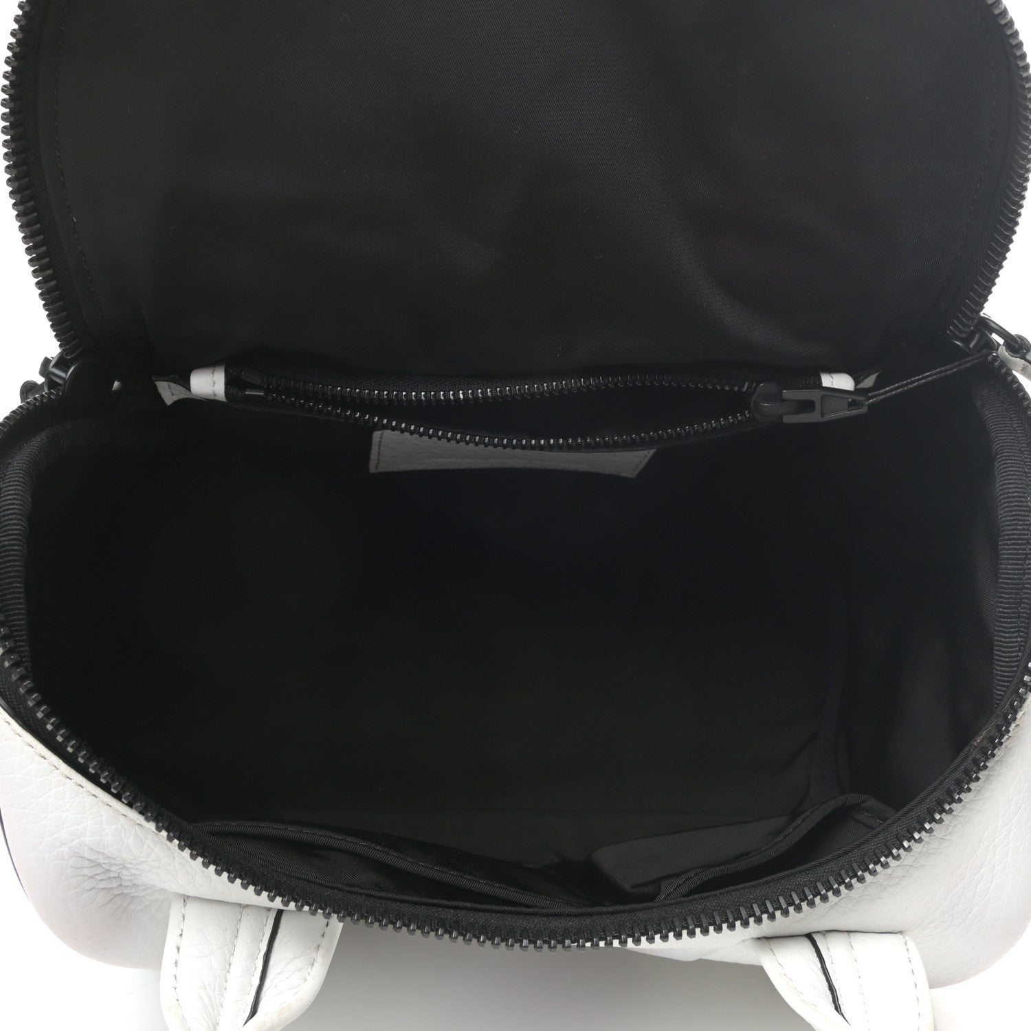 Alexander Wang Pebbled Calfskin Rockie White Matte Black Hardware 5 of 11