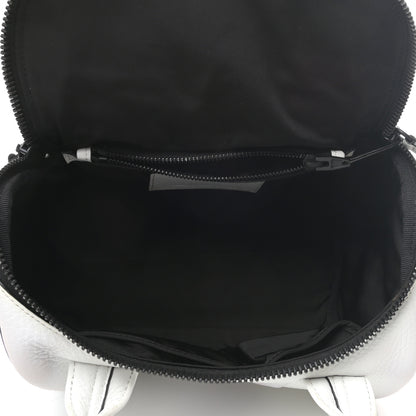 Alexander Wang Pebbled Calfskin Rockie White Matte Black Hardware 5 of 11
