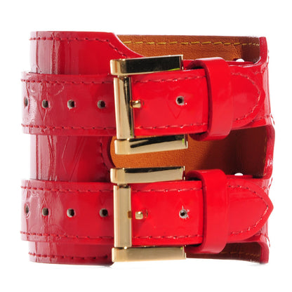 Louis Vuitton Vernis Charlton Bracelet Rouge 1 of 7