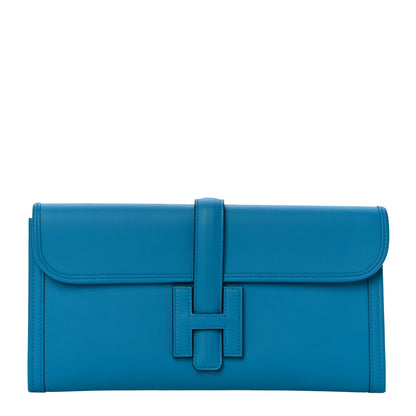 Hermes Swift Verso Jige Elan 29 Clutch Bleu Frida Rose Mexico 1 of 10