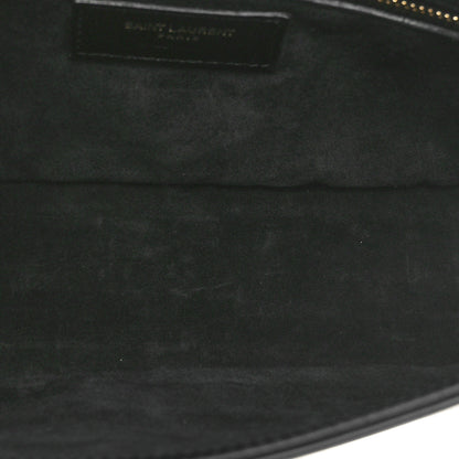 Saint Laurent Smooth Calfskin Le 5 A 7 Hobo Black 5 of 10