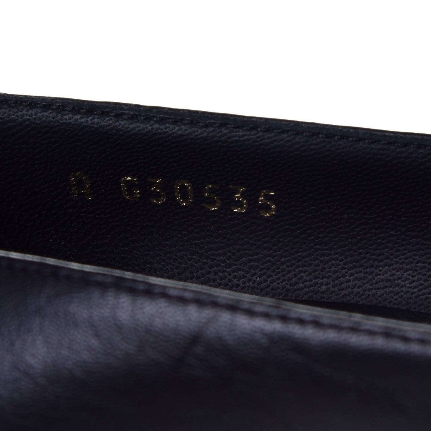 Lambskin Cap Toe Pearl Pumps 37 Black