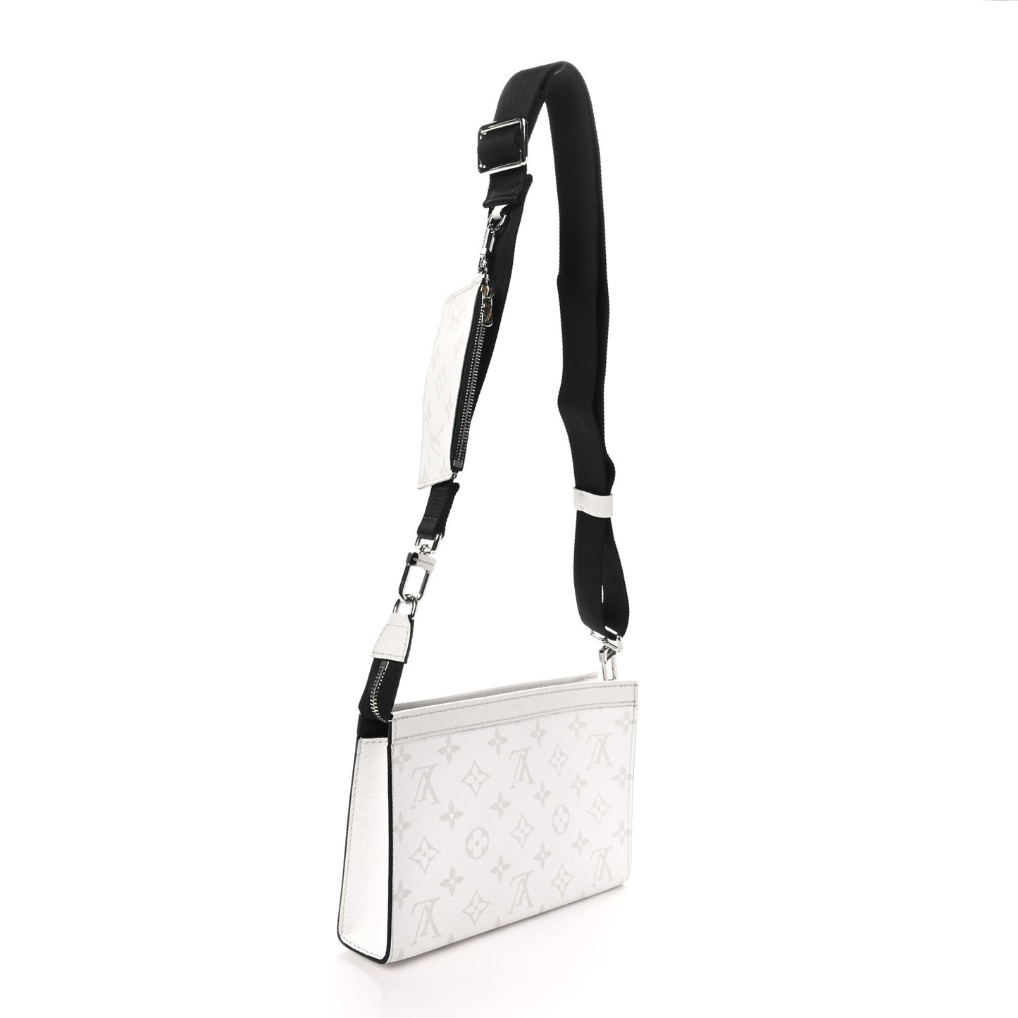 Taiga Monogram Gaston Wearable Wallet Optic White