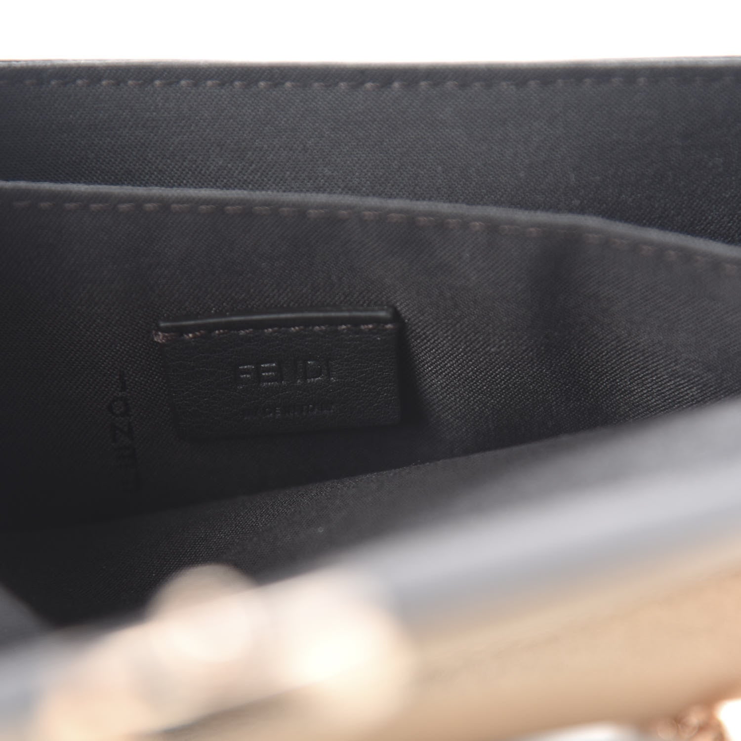 Fendi Vitello Laminato F is Fendi Envelope Wallet on Chain Rame 8 of 11