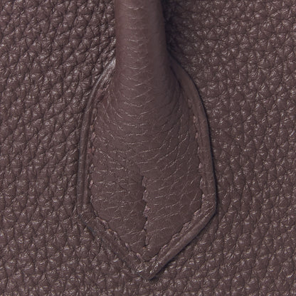 Hermes Togo Birkin 25 Chocolate 12 of 33