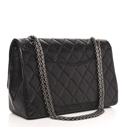 Chanel Aged Calfskin Quilted 2.55 Reissue 227 Flap Black 3 of 11