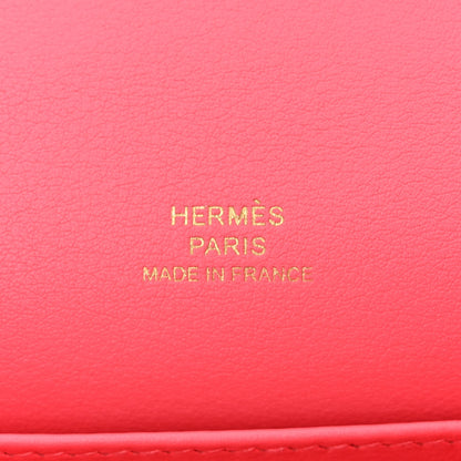 Hermes Swift Kelly Pochette Clutch Rose Azalee 6 of 10