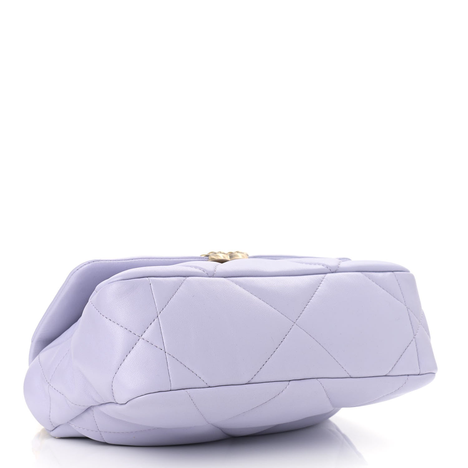 Chanel Lambskin Quilted Medium Chanel 19 Flap Light Purple 4 of 9