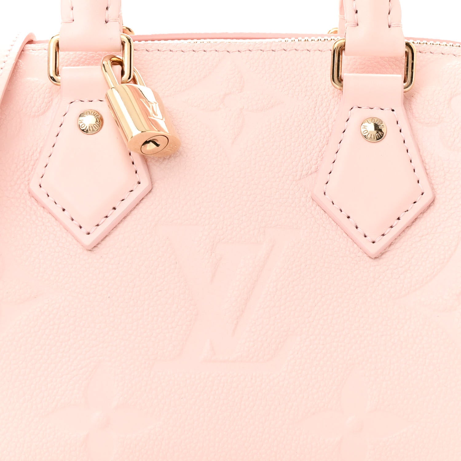 Louis Vuitton Empreinte Monogram Giant Speedy Bandouliere 20 Pink Opale 7 of 9