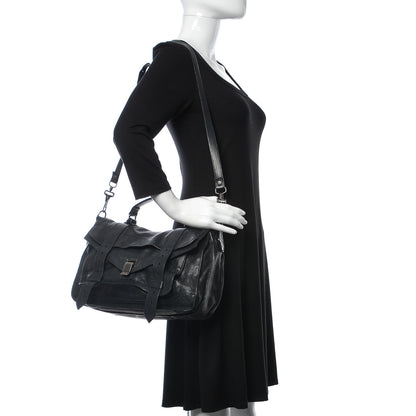 Proenza Schouler Lambskin Medium PS1 Satchel Black 2 of 18