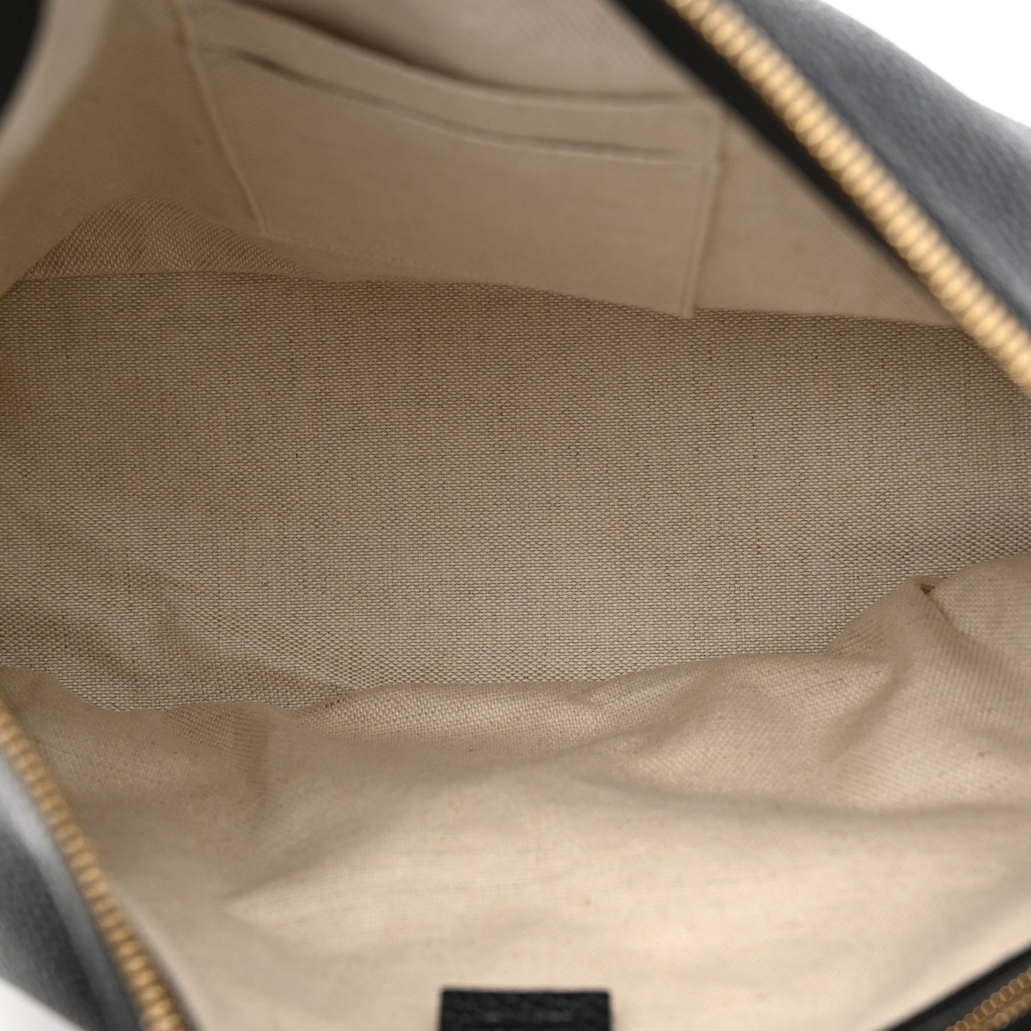 Pebbled Calfskin Large Soho Hobo Black