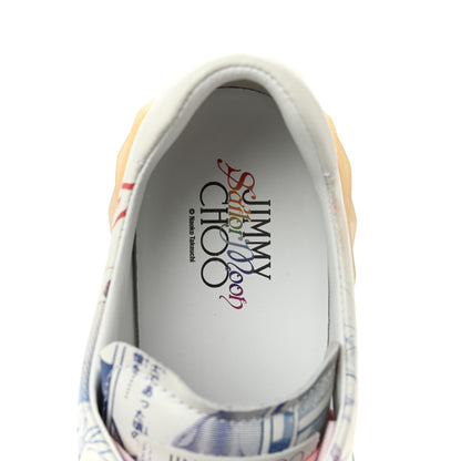 Jimmy Choo x SAILOR MOON Nappa Womens Diamond Light Maxi Sneakers 39 Multicolor White 7 of 10