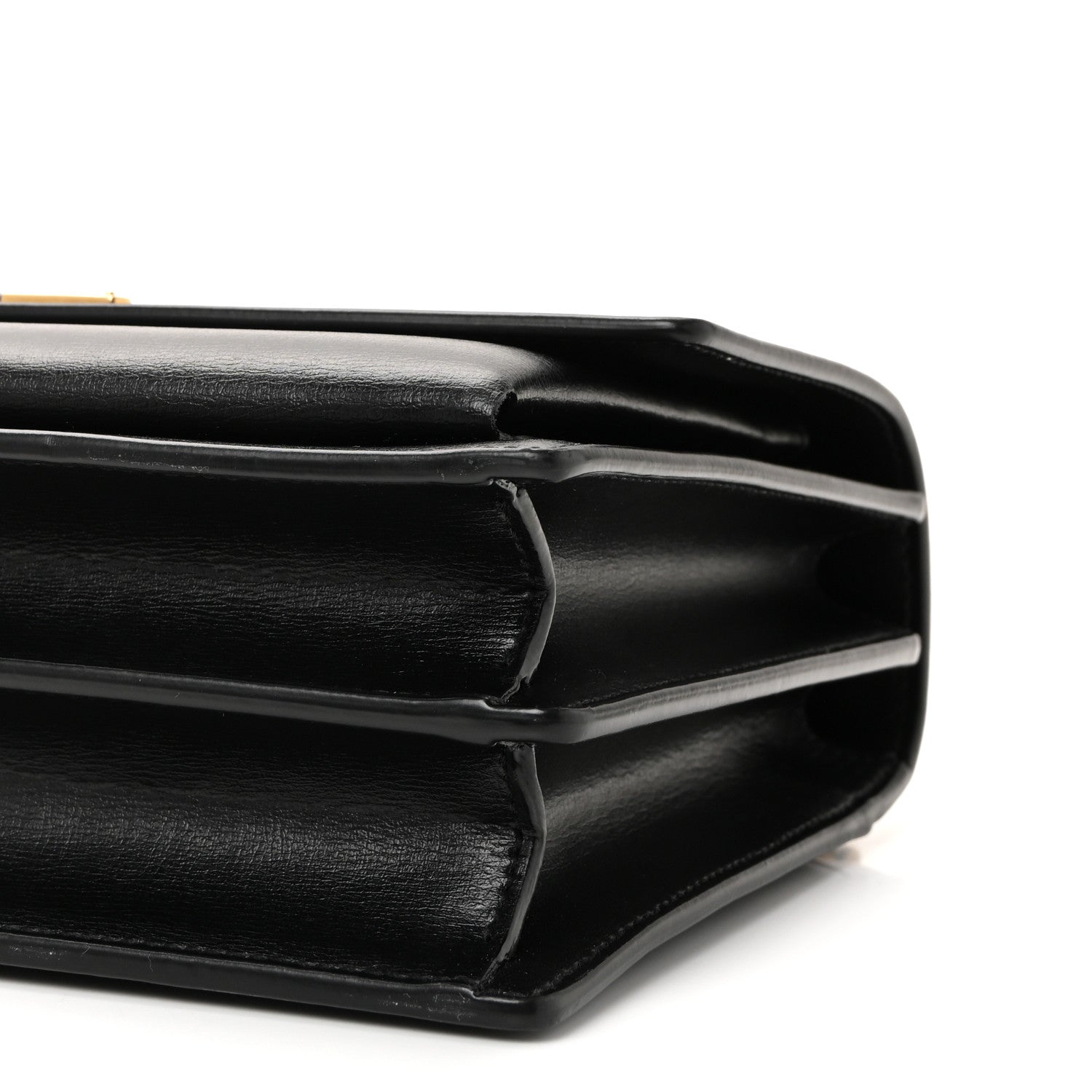Saint Laurent Calfskin Medium Monogram Sunset Black 9 of 9