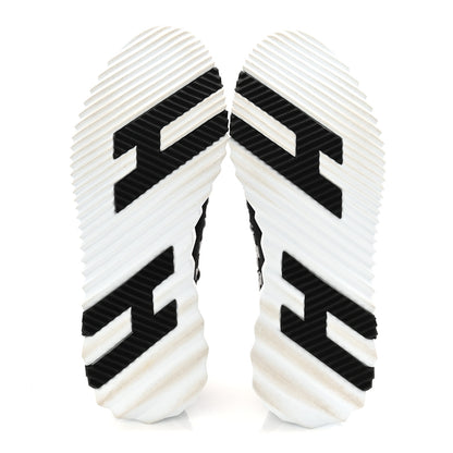 Hermes Knit Womens Flex Bolduc Sneakers 37 Black White 6 of 9