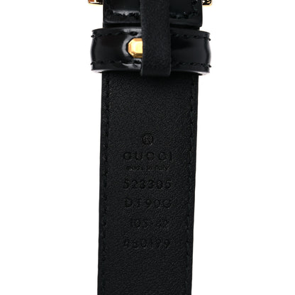 Gucci Calfskin G Cube 25mm Belt 105 42 Black 3 of 4