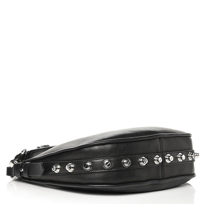 Givenchy Calfskin Small Studded Obsedia Hobo Black 5 of 13