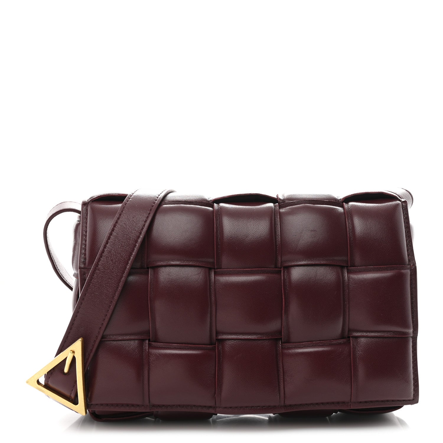 Bottega Veneta Nappa Maxi Intreccio Padded Cassette Crossbody Bag Barolo 1 of 10
