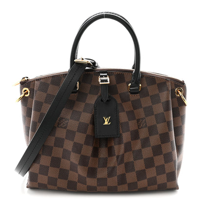 Louis Vuitton Damier Ebene Odeon Tote PM Black 1 of 9