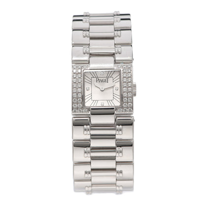 Piaget 18K White Gold Diamond 21mm Dancer Quartz Watch 1 of 6