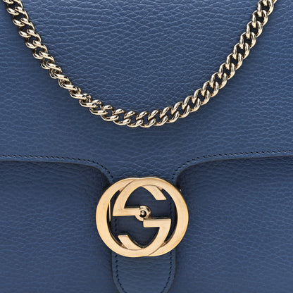 Gucci Dollar Calfskin Interlocking G Shoulder Bag Caspian 8 of 10
