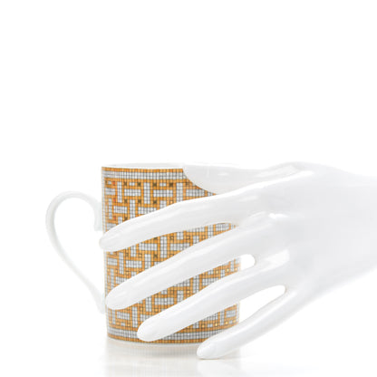 Hermes Porcelain Mosaique au 24 Mug Gold 2 of 5