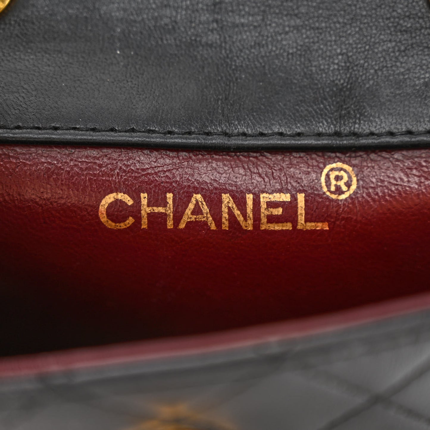 Lambskin Quilted Extra Mini Flap Black