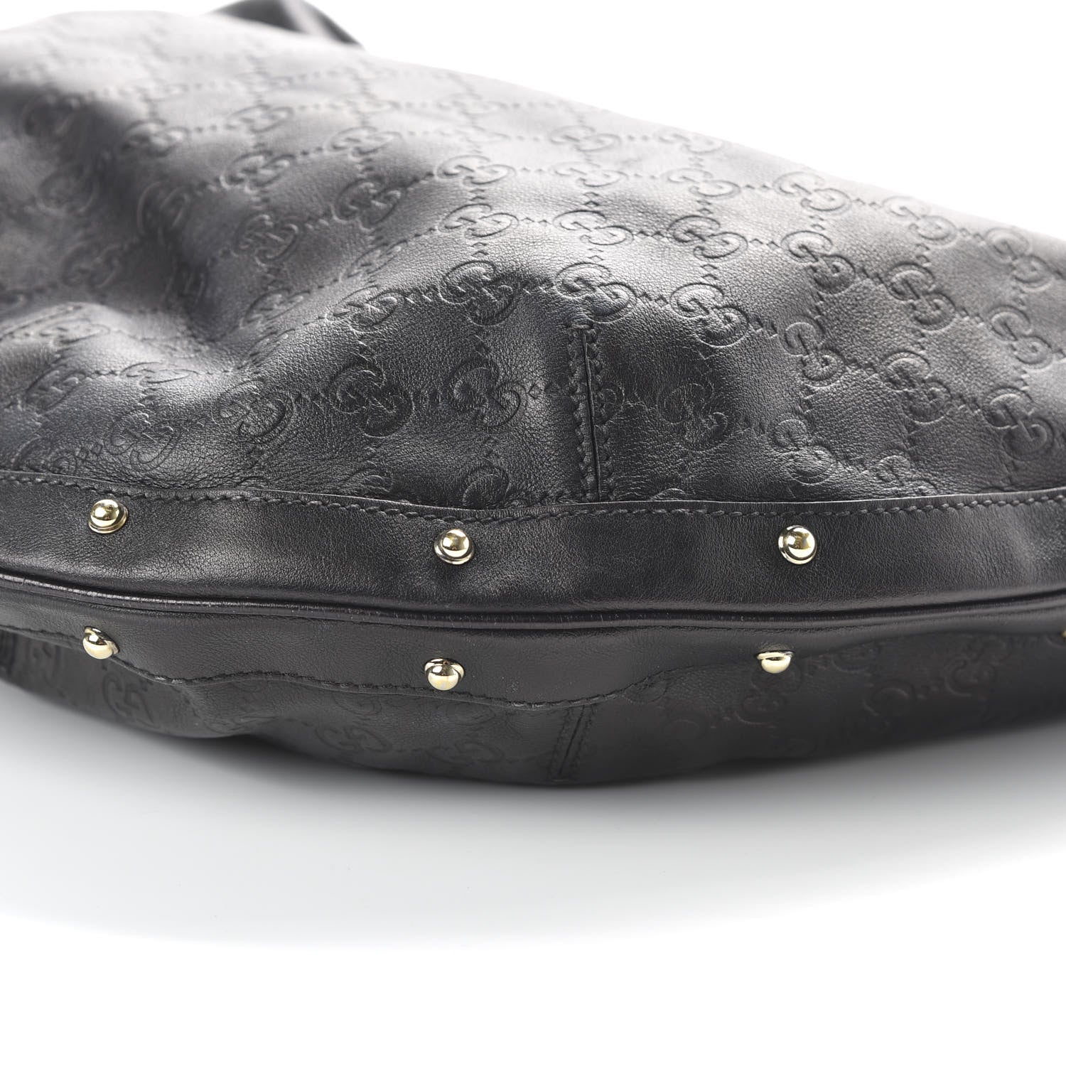 Gucci Guccissima Large Biba Hobo Black 6 of 9