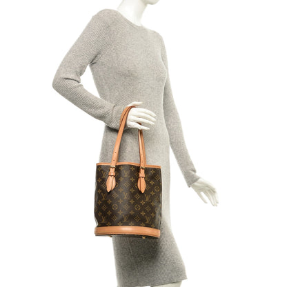 Louis Vuitton Monogram Petit Bucket 23 2 of 11