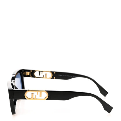 Fendi Acetate O'Lock Square Sunglasses FE40050I Black 4 of 7