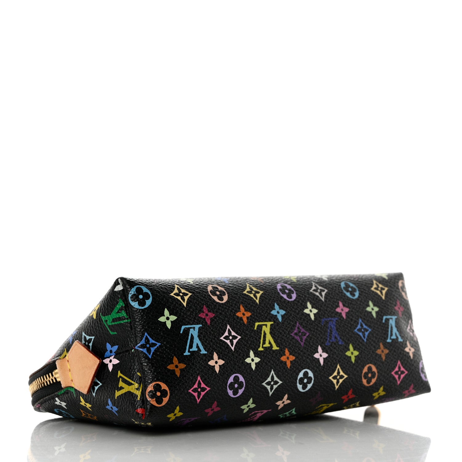 Louis Vuitton Monogram Multicolor Cosmetic Pouch Black Grenade 4 of 7