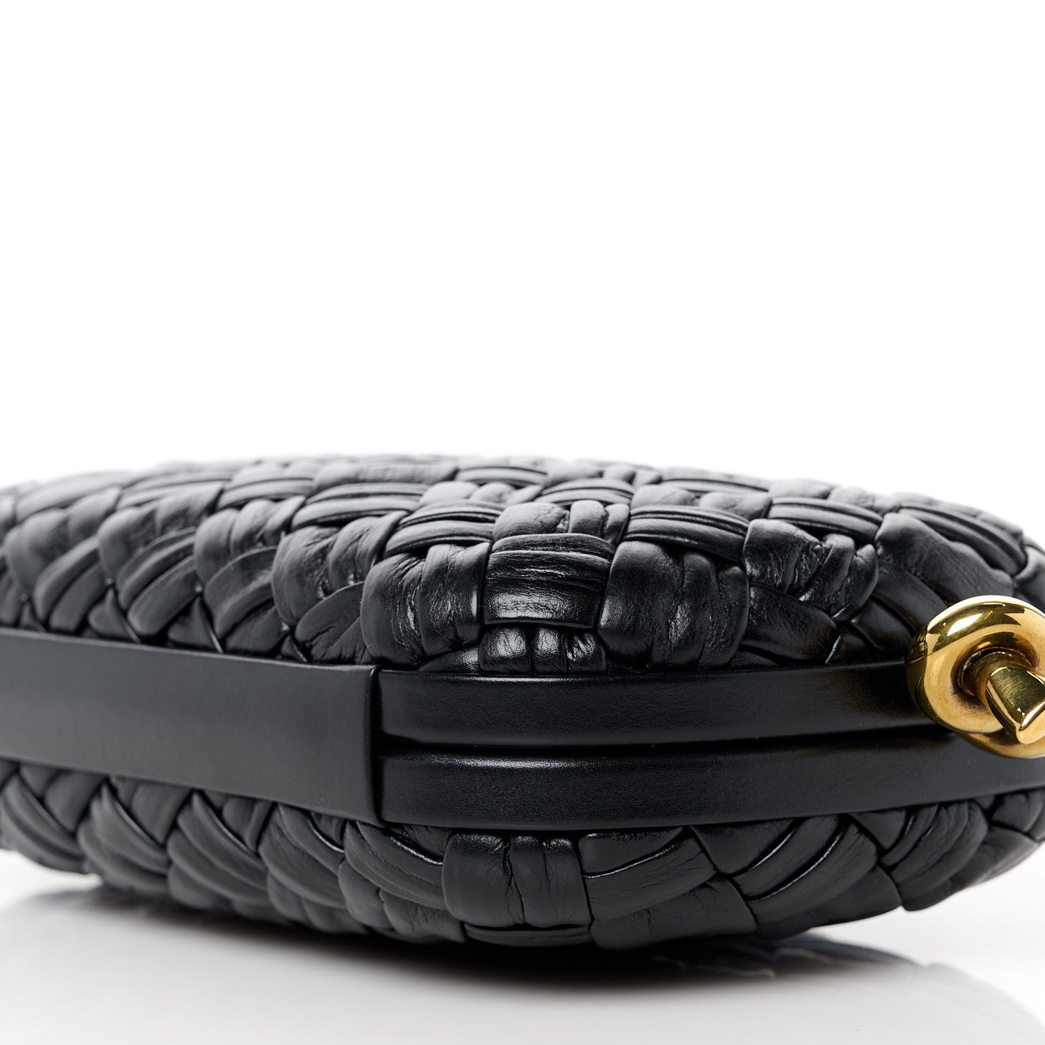 Bottega Veneta Foulard Intrecciato Intrecciato Knot On Strap Black 9 of 9